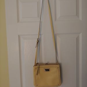 Nine West Yellow Crossbody Handbag Purse NWOT